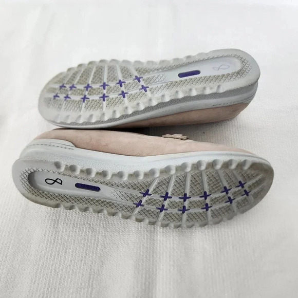 ARAVON Josie Bit Womens Loafers Size 11 Dove (Beige) Nubuck Leather Comfort Shoe - Picture 11 of 11